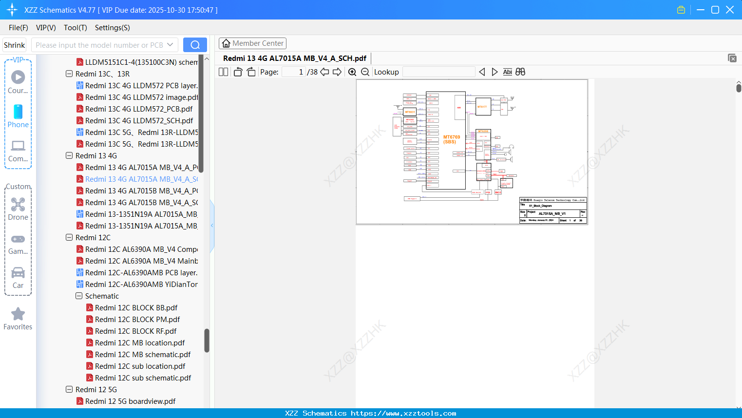 Xiaomi Redmi 13 4G AL7015A MB_V4_A_SCH